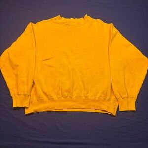 Champion Golden Yellow Crewneck Made In USA